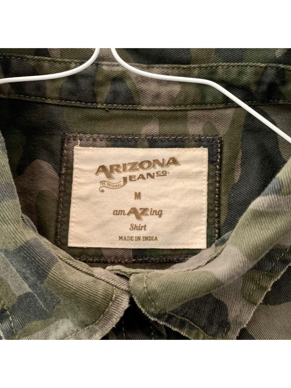 Arizona Jeans camo button-up shirt - Picture 6 of 6